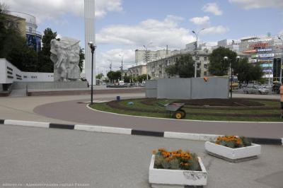 У «Монумента Победы» в Рязани капитально починят ливневую канализацию